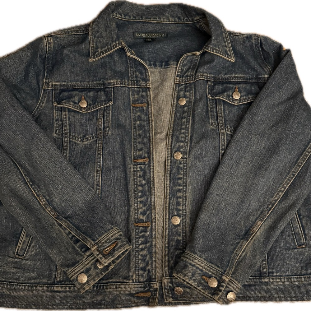 Lauren Jeans Co. Denim Jacket with Button Details